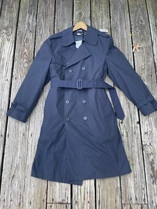 Vintage Sterlingwear of Boston Mens Military All Weather Trench Coat Jacket 40R - Picture 1 of 10