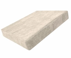 ma17t Light Khaki Chenille 3D Box Thick Sofa Seat Cushion Cover*Custom Size* - Picture 1 of 6