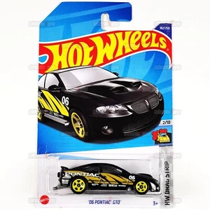 2022 Hot Wheels 06 PONTIAC GTO #182 black - HW Drag Strip - 1:64 Mattel HCX70 - Picture 1 of 2