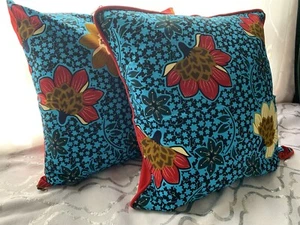 cushion cover sets, Handmade, African Print 45 “ X 45” For Quantity 2(pair) - Picture 1 of 1