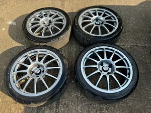 PRORACE 1.2 WHEELS 7 x 17 ET 15, 4 x 108, PUG CENTRE BORE & TOYO 888 205/40/17 - Picture 1 of 6