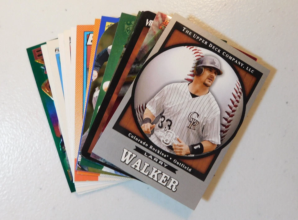 LARRY WALKER HOF YOU PICK YOUR CARD ASSORTED YEARS & COMPANIES (item#G71) - Image 1 of 1