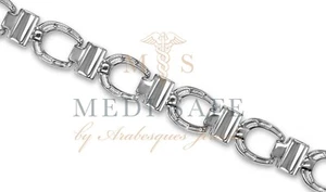 PREMIUM LADIES TITANIUM BIO MAGNETIC LUCKY HORSESHOE/EQUESTRIAN HEALING BRACELET - Picture 1 of 4