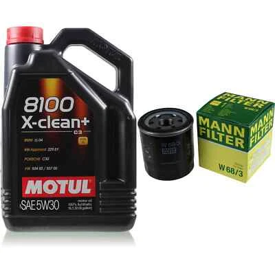 OLIO MOTORE MOTUL 5L + FILTRO UOMO per TOYOTA IQ KGJ1_ NGJ1_ 1.0 RAV 4 IV ZSA4_ - Immagine 1 di 4