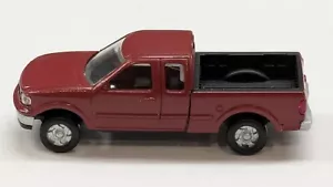 Atlas 1990's Era Pickup Truck Passenger Vehicle Maroon N-Scale Fast Shipping - Picture 1 of 6