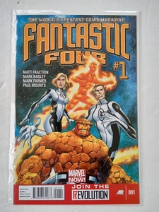 Fantastic Four #1 Comic Book Jan. 2013 Direct Edition Marvel Comics Near Mint - Picture 1 of 10