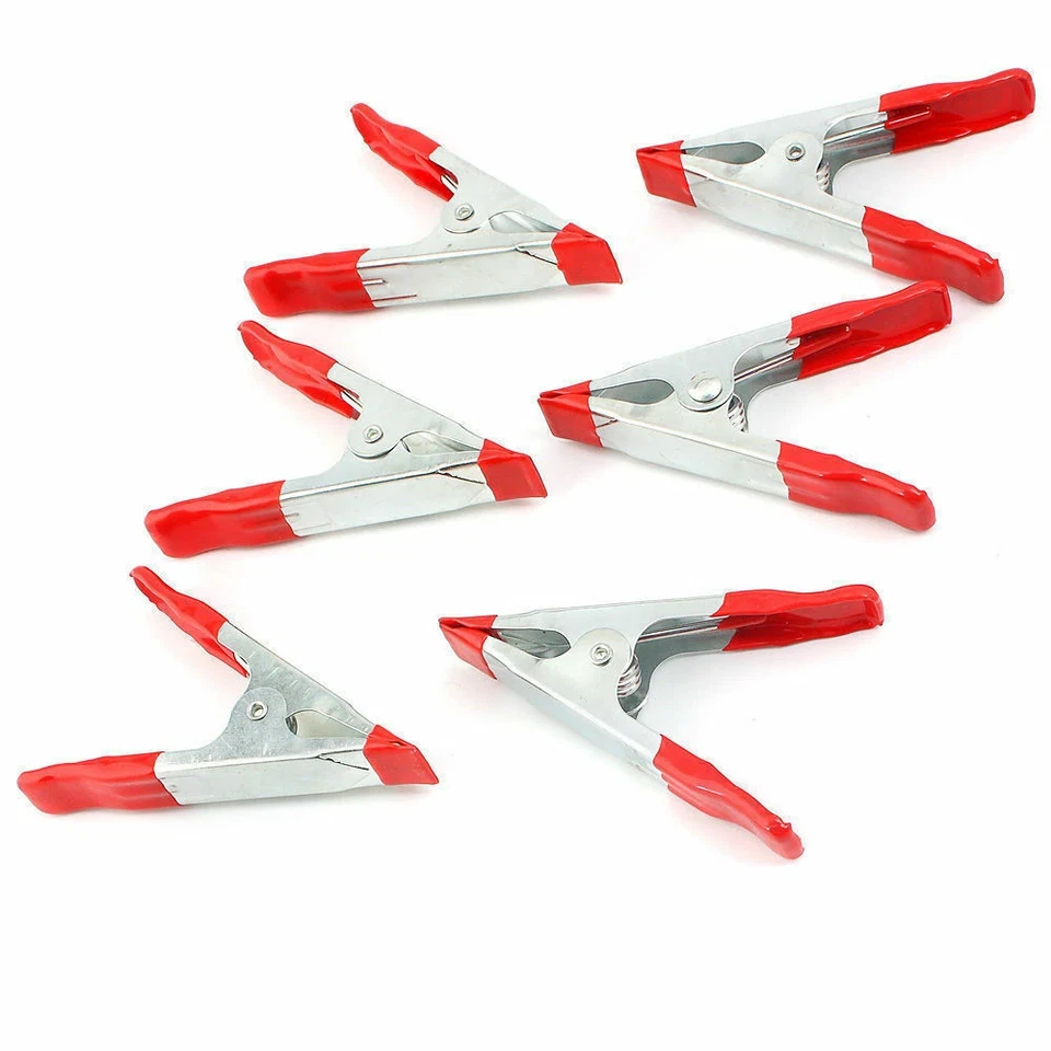 SDMAX 8 x Large Market Stall 4'' Metal Spring Clamps Clips Tarpaulin Sheet Cover Clip