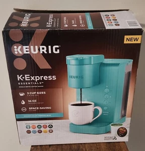 Keurig K-Express Essentials Macchina da caffè a cialde monoporzione K-Cup - Blu tropicale - Foto 1 di 14