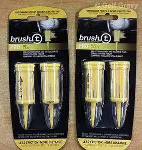 Brush-t Golf Tees Pro XLT JUMBO - 2 Packs of 2 Brush Tees - 3 1/8" Height - Picture 1 of 3
