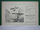 1960 Pub Aviation Louis Breguet 941 Stol Missions Speciales Original Ad
