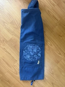 Gaiam Cargotasche Yogamatte Tragetasche Beuteltasche 24" blau Mandala bestickt - Bild 1 von 7