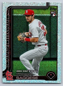 Thomas Saggese ROOKIE SANDGLITTER PARALLEL 2025 Topps Update US21 - Bild 1 von 2
