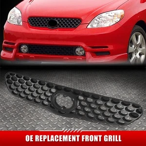 For 03-04 Toyota Matrix w/Bracket OE Style Black Front Grille w/Emblem Provision - Picture 1 of 4