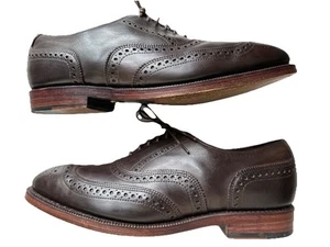 Allen Edmonds The Jefferson 7665 Men’s Size 10.5 E Wingtip Oxford Dark Brown USA - Picture 1 of 24