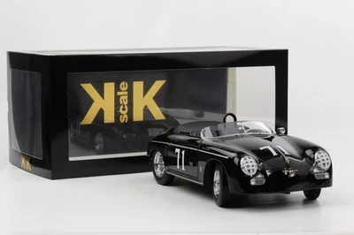 1:12 KK-SCALE Porsche 356 A Speedster #71 Nero Steve McQueen 1955 - Immagine 1 di 4