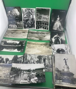 Vintage Black And White lot of 50 Postcards 1940s (tarjeta Postal) - Picture 1 of 8