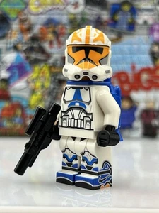 Lego 501st 332nd Jet Clone Trooper Minifigure With Custom Printed Nike Air Mags - Picture 1 of 3