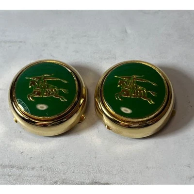 [Rare] Burberrys Button Cover Horse Logo Knight VG condition limited From JAPAN - Image 1 of 4