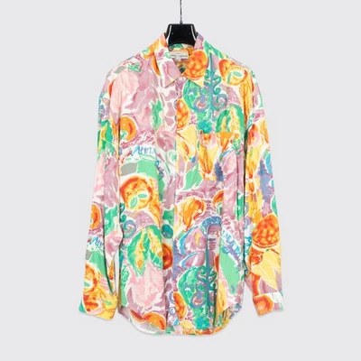 Guess by Georges Marciano Shirt XL Men Multicolor Floral Vintage Made in U.S.A. - Image 1 of 4