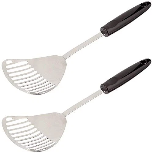 Chef Craft Stainless Steel Slotted Skimmer | 13-Inches Long | 2-Pack - Image 1 of 1