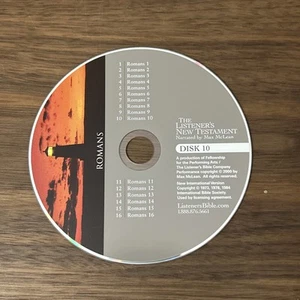 The Listener's Bible New Testament narrated by Max McLean: NIV (DISC 10 ONLY) - Picture 1 of 3