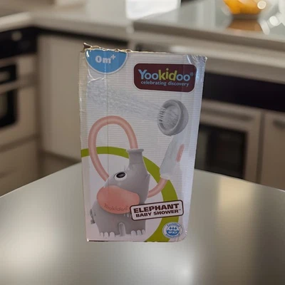 Yookidoo Elefante Baby Shower/Caja Ligeramente Dañada/1 Púrpura/1 Gris Nunca Usado Foto 1 de 4