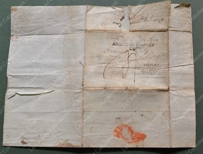 Prefilatelia. REGNO DI NAPOLI. ARMEE DE NAPLES 2 D.on... Lettera Germinale 1799 - Immagine 1 di 4