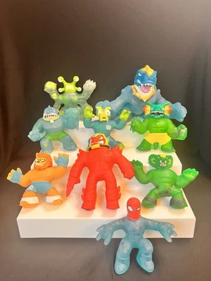 Goo Jit Zu Lot of 9 Figures - Dino Power - Reptaur- More - Moose Enterprise Used - Image 1 of 4