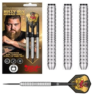 SHOT MICHAEL SMITH ‘BULLY BOY’ PRECISION 80% TUNGSTEN DARTS – 24GM - Picture 1 of 2