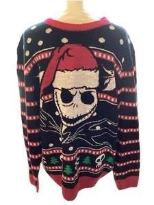 Nightmare Before Christmas Herren X-Large 46/48 Jack Skellington Ugly Sweater - Bild 1 von 12