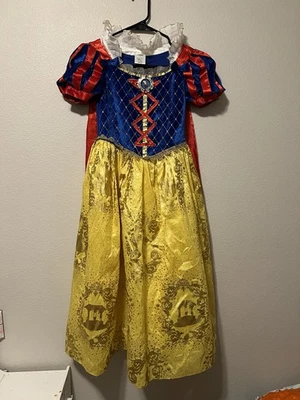 Authentic Disney Store Snow White Dress costume Princess Size 9/10 with cape - Image 1 of 4