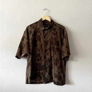 Camicia Abercrombie e Fitch con bottoni uomo XL cropped floreale casual classica - Foto 1 di 5