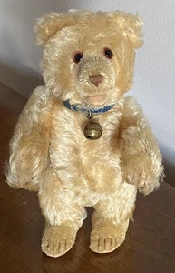 Antik Vintage hellgold Steiff Teddy Baby Bär Filz Pfotenpolster 11 Zoll lang F Ff Knopf - Bild 1 von 22