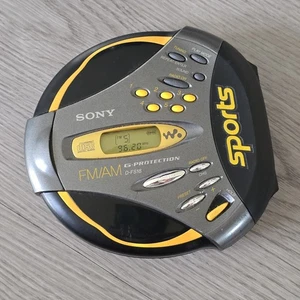 Sony Sports Walkman D-FS18 CD Player FM/AM Radio VTG Tested WORKS  G-Protection - Picture 1 of 7