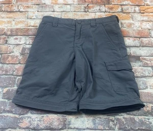 Columbia Shorts Youth XS 6/7 Gray Cargo Hiking Camping Casual Outdoor Boys - Picture 1 of 16
