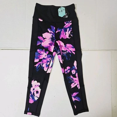 Nuevo Pantalón Capri Lularoe Rise Collection Fearless Talla XS con Bolsillos Laterales y Malla Foto 1 de 4