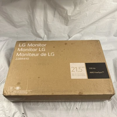 LG 22BR410-B 22" FHD 1920x1080 5ms LCD VA Monitor - Open box - Not Used - Image 1 of 4