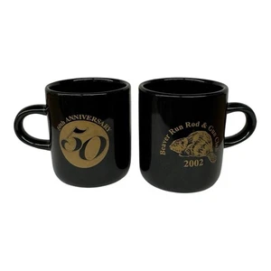 Beaver Valley Gun Club Ceramic Mini Mugs Pair 50th Anniversary 2002 - Picture 1 of 6