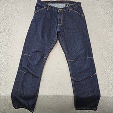 Dearborn Denim Jeans Mens 32x26 Dark Wash Tapered Stretch Cotton Pants Chicago