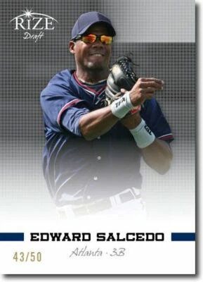 EDWARD SALCEDO 2012 Rize Draft Rookie BLACK Paragon RC #/50 - Image 1 of 2