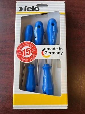 FELO Screwdriver 5 pc Set Slotted Phillips DEU 28005 - Image 1 of 2