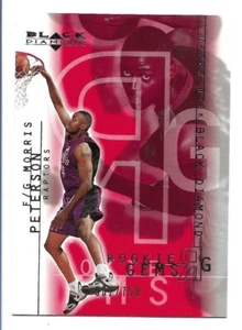 Morris Peterson 2000-01 Upper Deck Black Diamond Rookie Gems #120 #582/750 RC - Bild 1 von 2