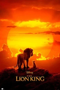 Lion King Poster Animated Movie 61x91.5 cm | 24x36 inch New sealed Disney kids - Picture 1 of 1
