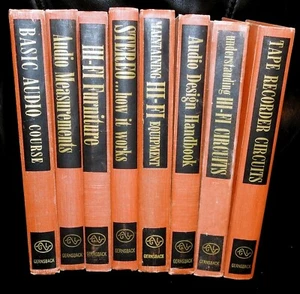 Vintage Gernsback Hi-Fi Library 8-Volumes - Foto 1 di 12