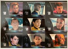 2009 Star Trek Movie Cards - MOVIE STARS COMPLETE CHASE SET S01 - S09 SC