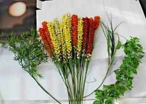 20 x Kunstblumen, ca.72cm mit stiel bunt, Efeu 1m Girlande sehr schon. - Bild 1 von 3