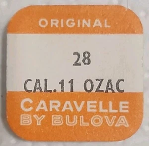 1xBulova Cal.11 OZAC SETTING LEVER SPRING/WINKELHEBELFEDER Watch Part# 28 NEU - Bild 1 von 2