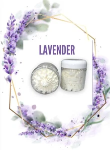 TRIPLE WHIPPED NATURAL SHEA BODY BUTTER FOR DRY SKIN CARE 4 OZ LAVENDAR SCENTED - Picture 1 of 1