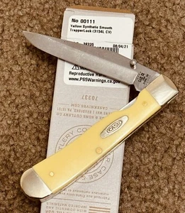 Case Yellow Synthetic Trapperlock 3154L CV (NIB) Hard To Find - Picture 1 of 3