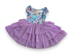 NWT Bums & Roses My Little Pony Purple Ballerina Tutu Twirl Dress Girls Size 5/6 - Picture 1 of 7